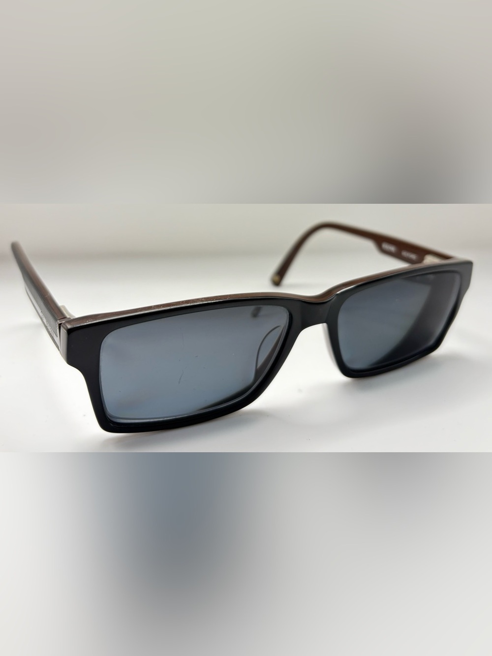 Bulova Salford Black Brown Oval Sunglasses Frames Only